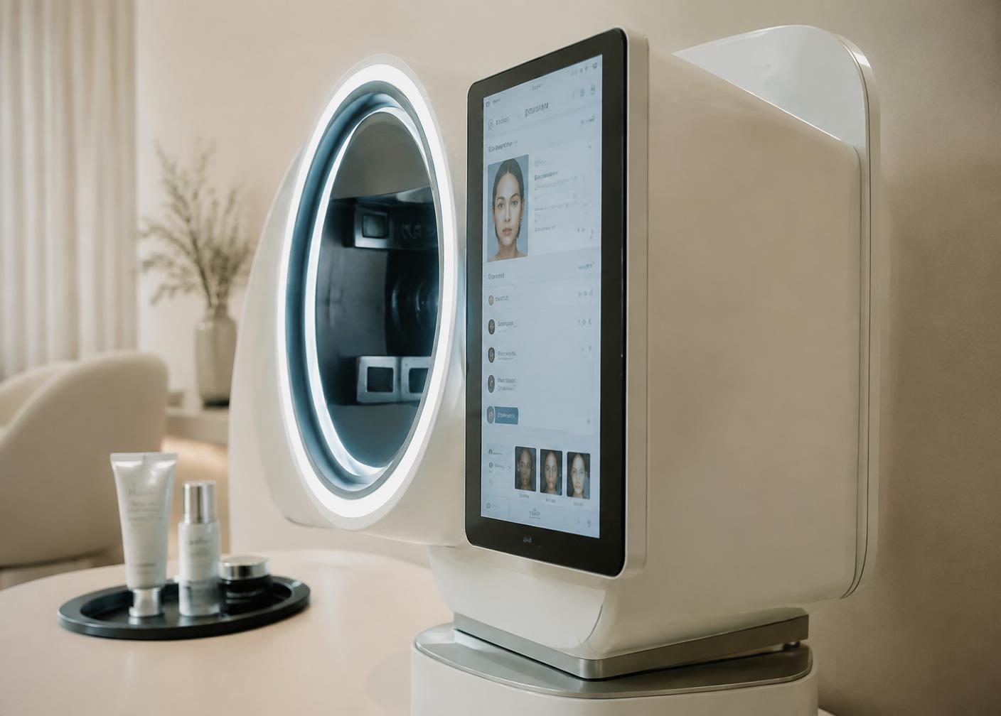 Equipo de diagnóstico digital de piel en ÉLAN Clinic